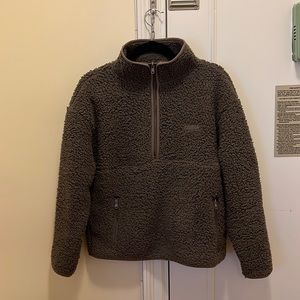 SKIMS TEDDY PULLOVER IN AMETHYST